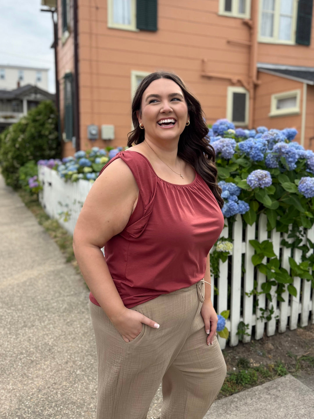 ADORA tank in Earthy Red