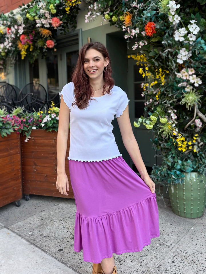EMILE skirt in Magenta Bloom