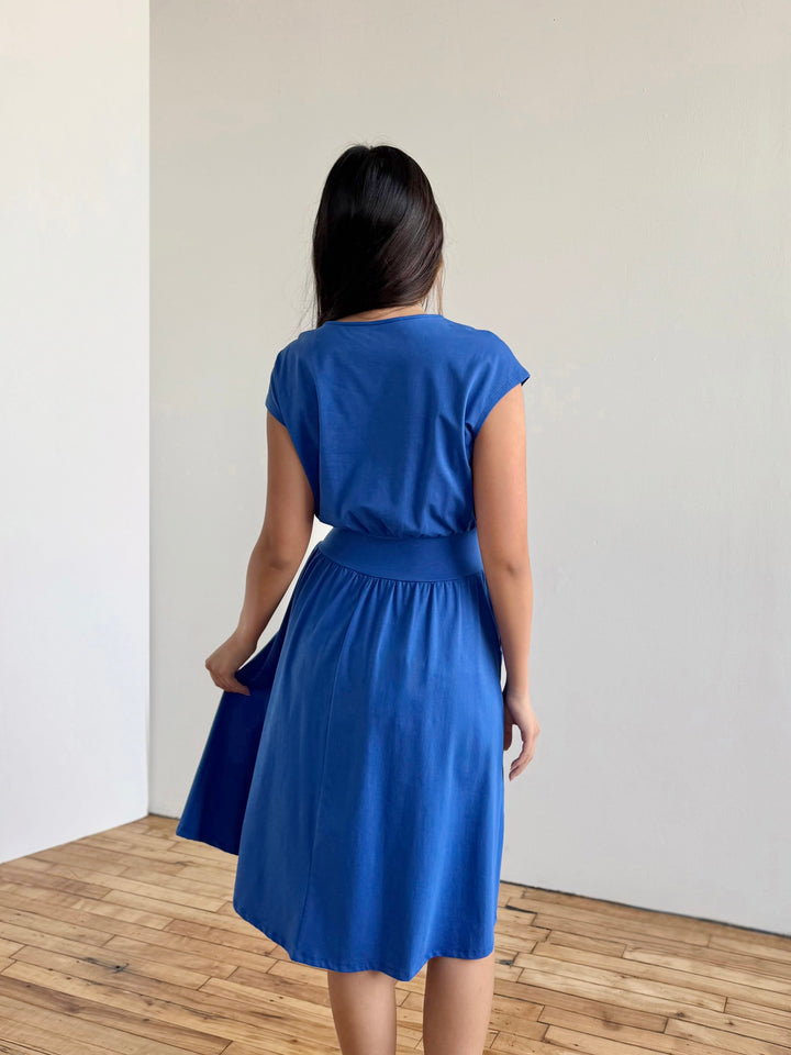 CATHERINE dress in Blue Iolite