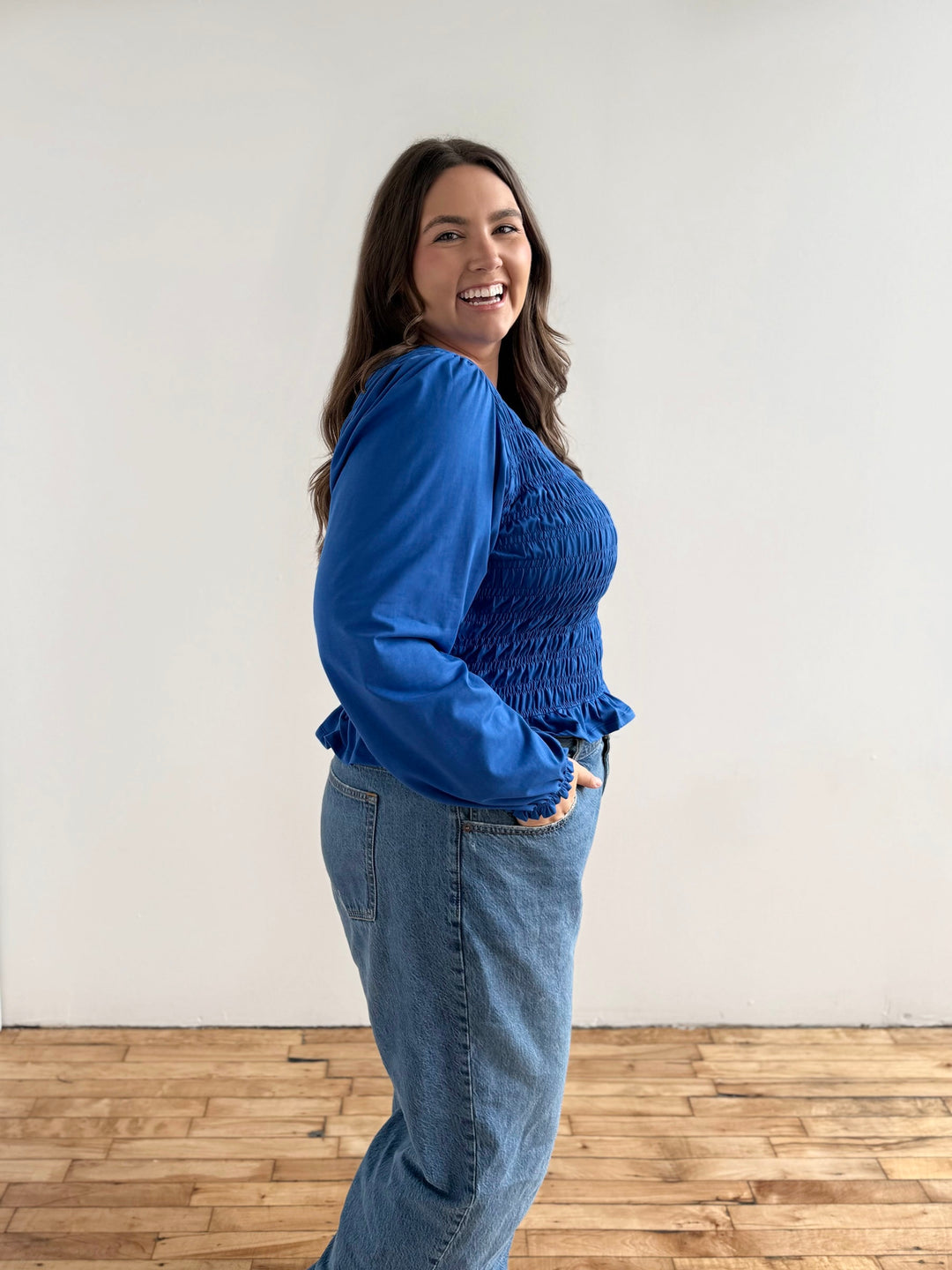 CAECILIA top in Blue Iolite