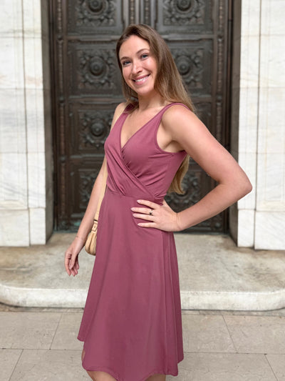 WREN dress in Vintage Mauve