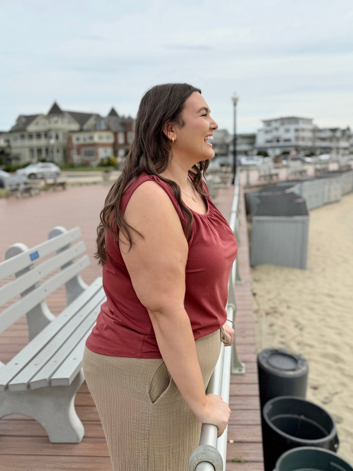 ADORA tank in Earthy Red