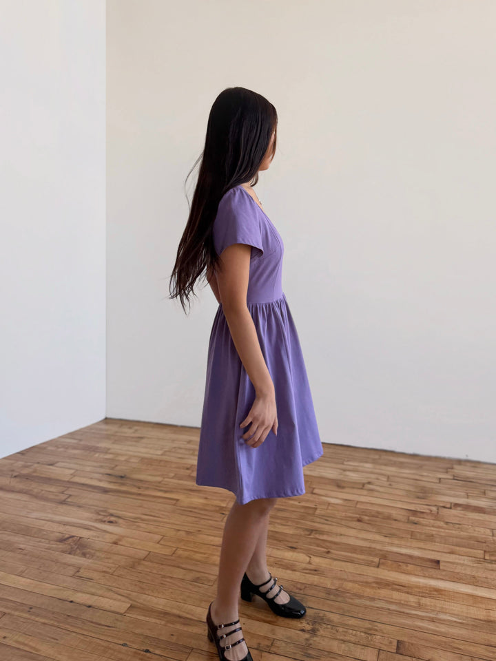 RAZELE dress in Purple Haze