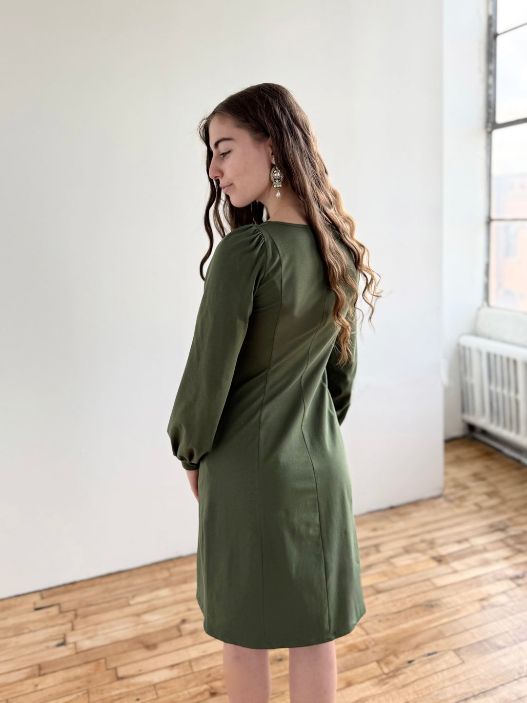 CONSTANCE dress in Meadow Green