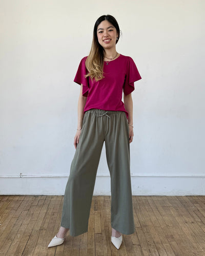 CHLOE tee in Garnet Pink