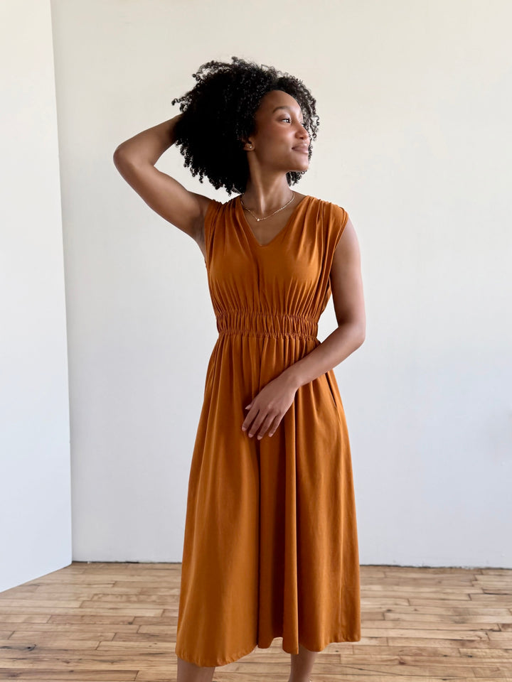 HAMPTON dress in Spiced Cider