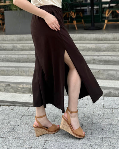 ADDIE skirt in Chocolate Torte