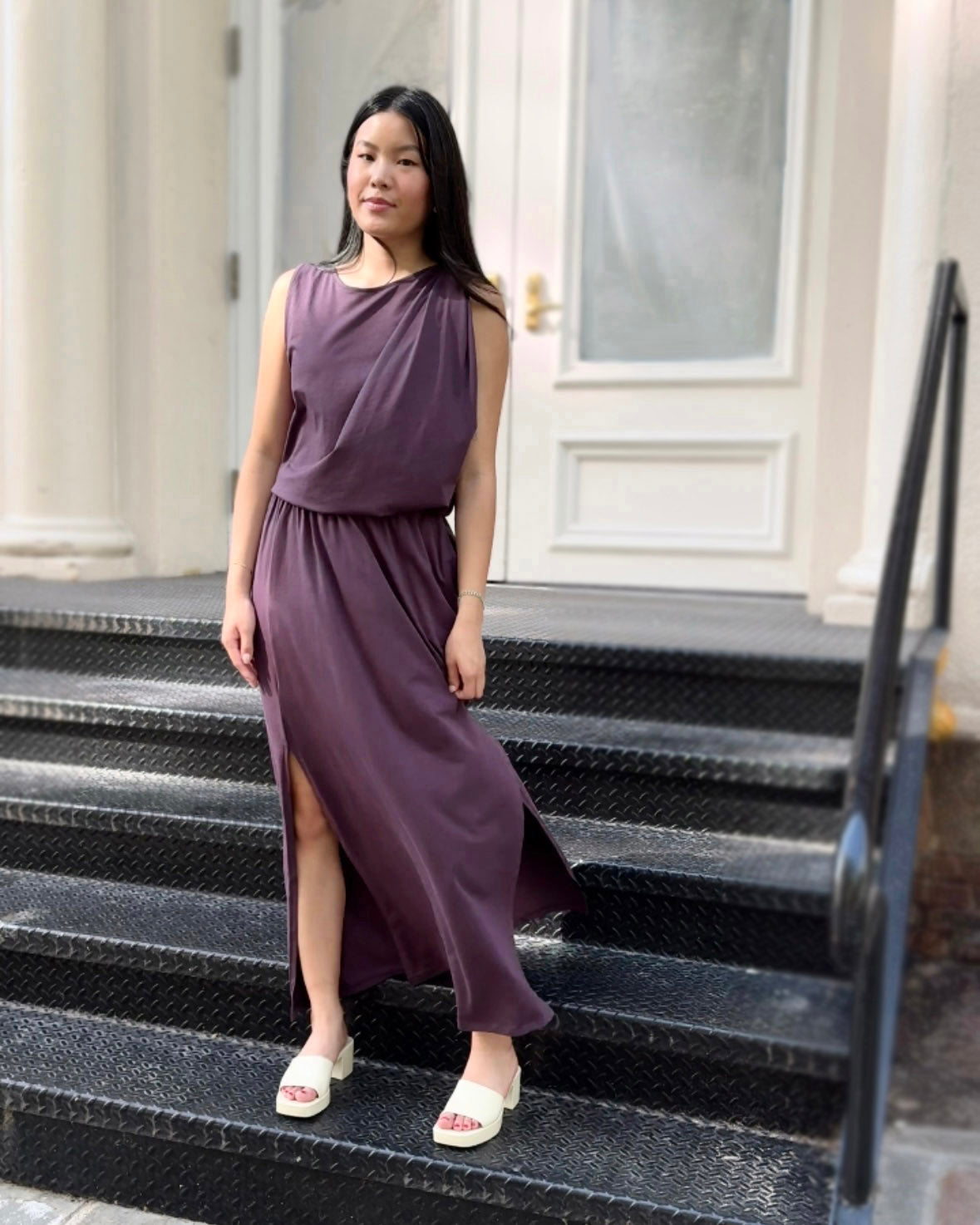 ADDIE skirt in Plum