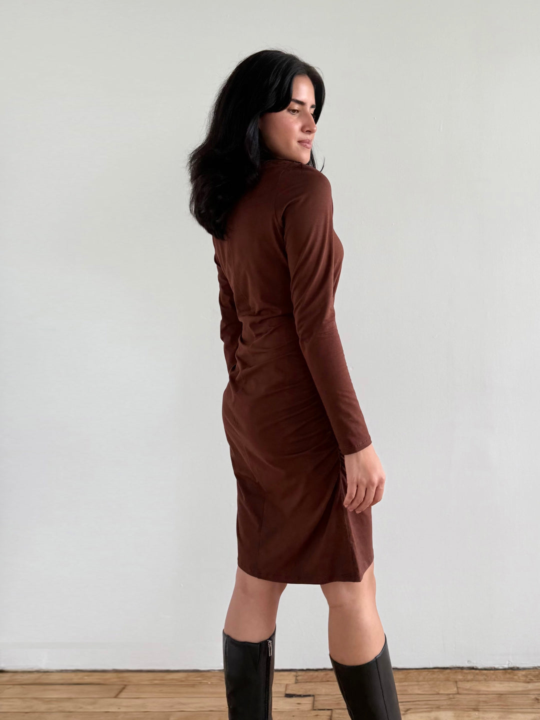 VIENNA dress in Burnt Cedar