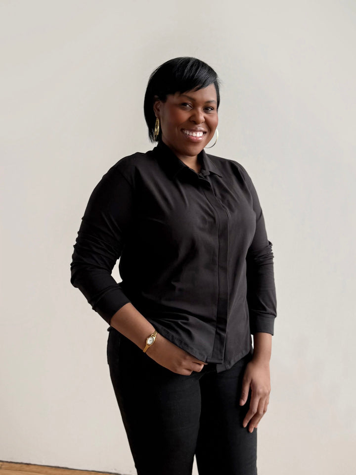 DEVON blouse in Black