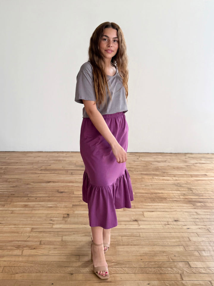 EMILE skirt in Deep Lilac
