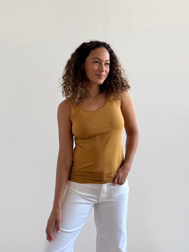 ABIGAIL tank in Light Amber