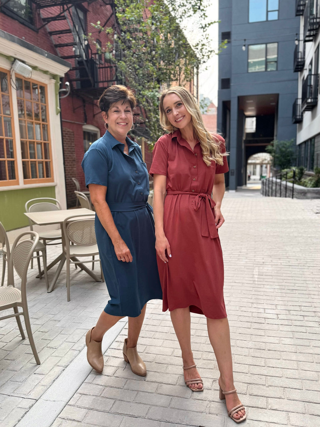 VANYA dress in Atlantic Blue