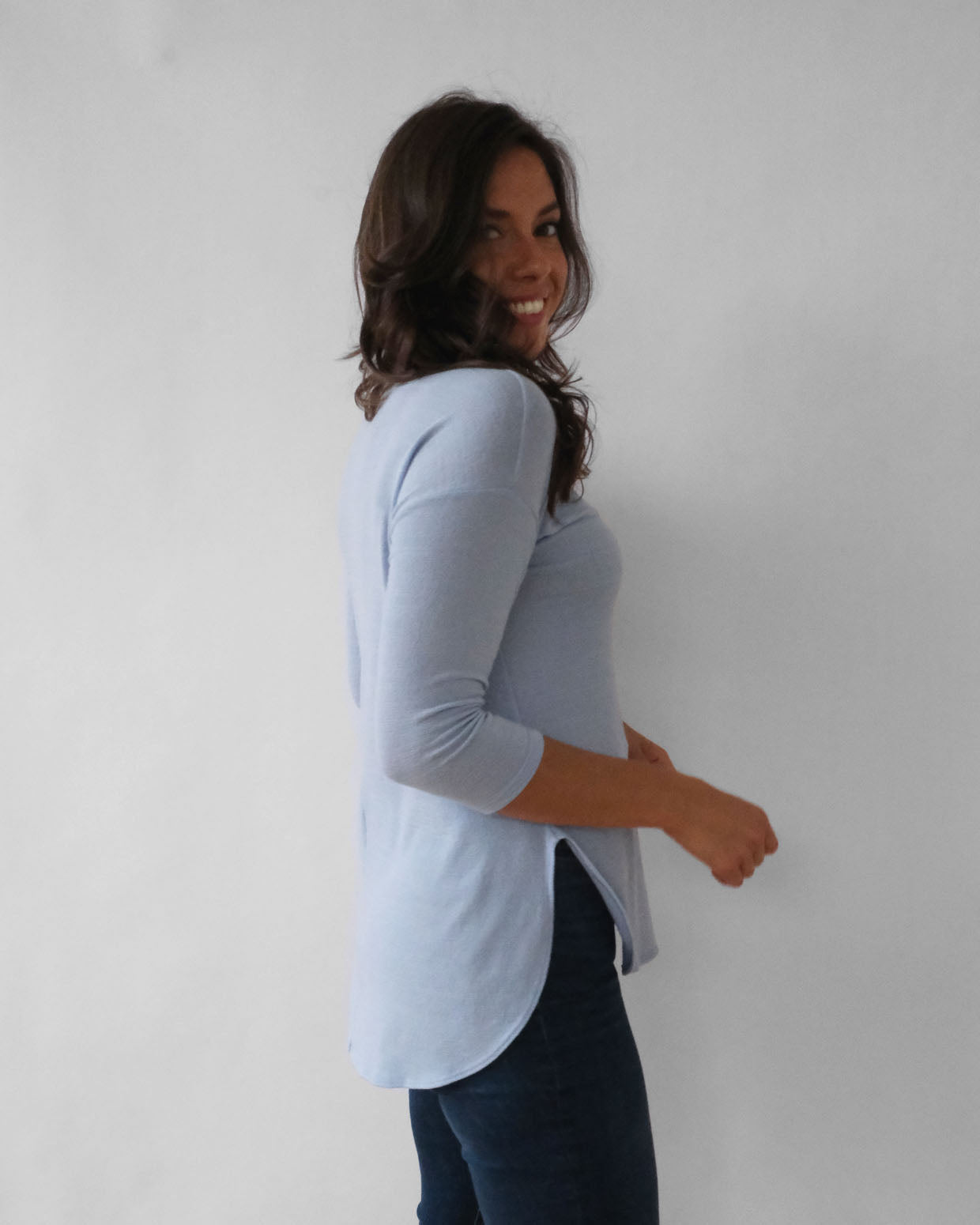 ALMA top in Baby Blue