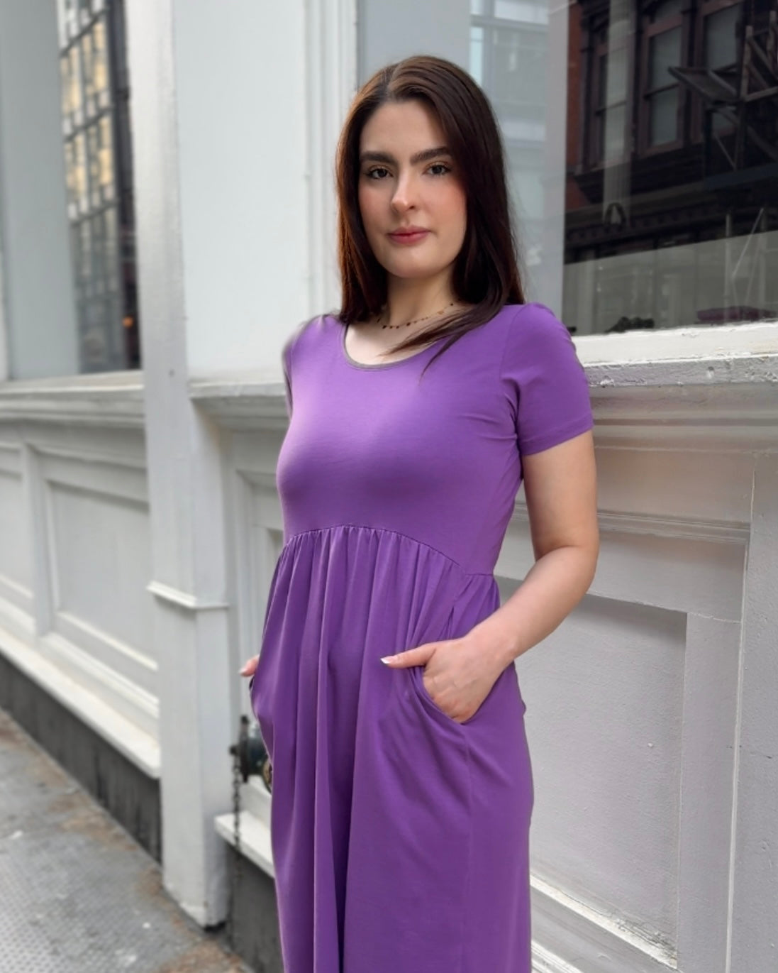 ASTER dress in Purple