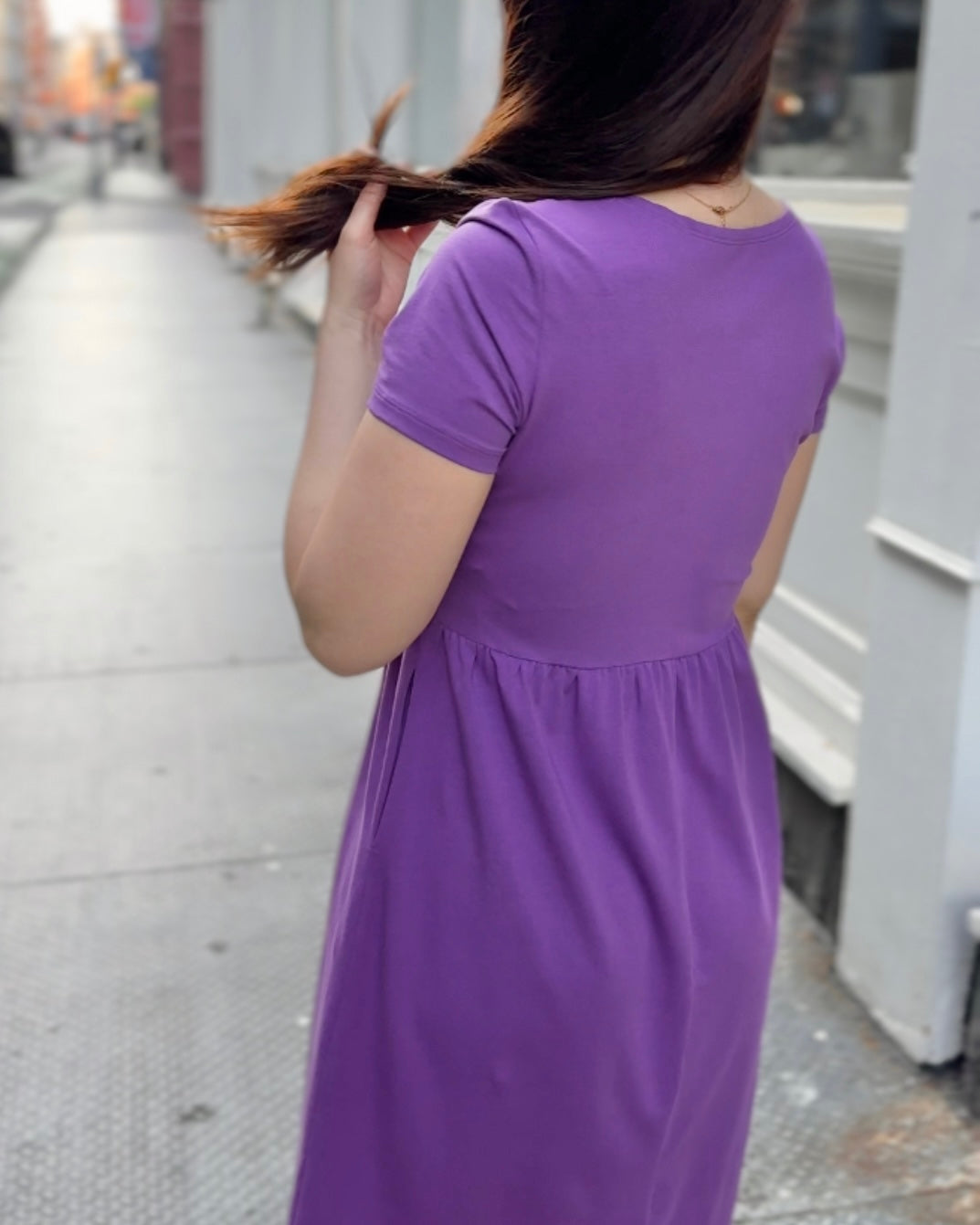 ASTER dress in Purple