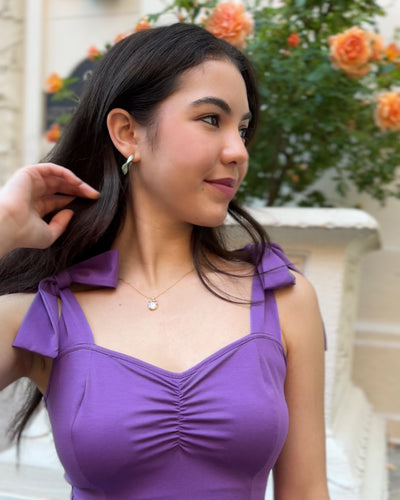 AZALEE top in Purple