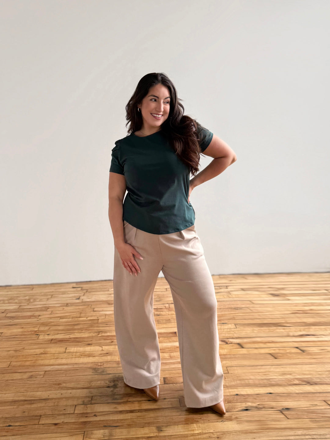 NOLITA tee in Deep Pine