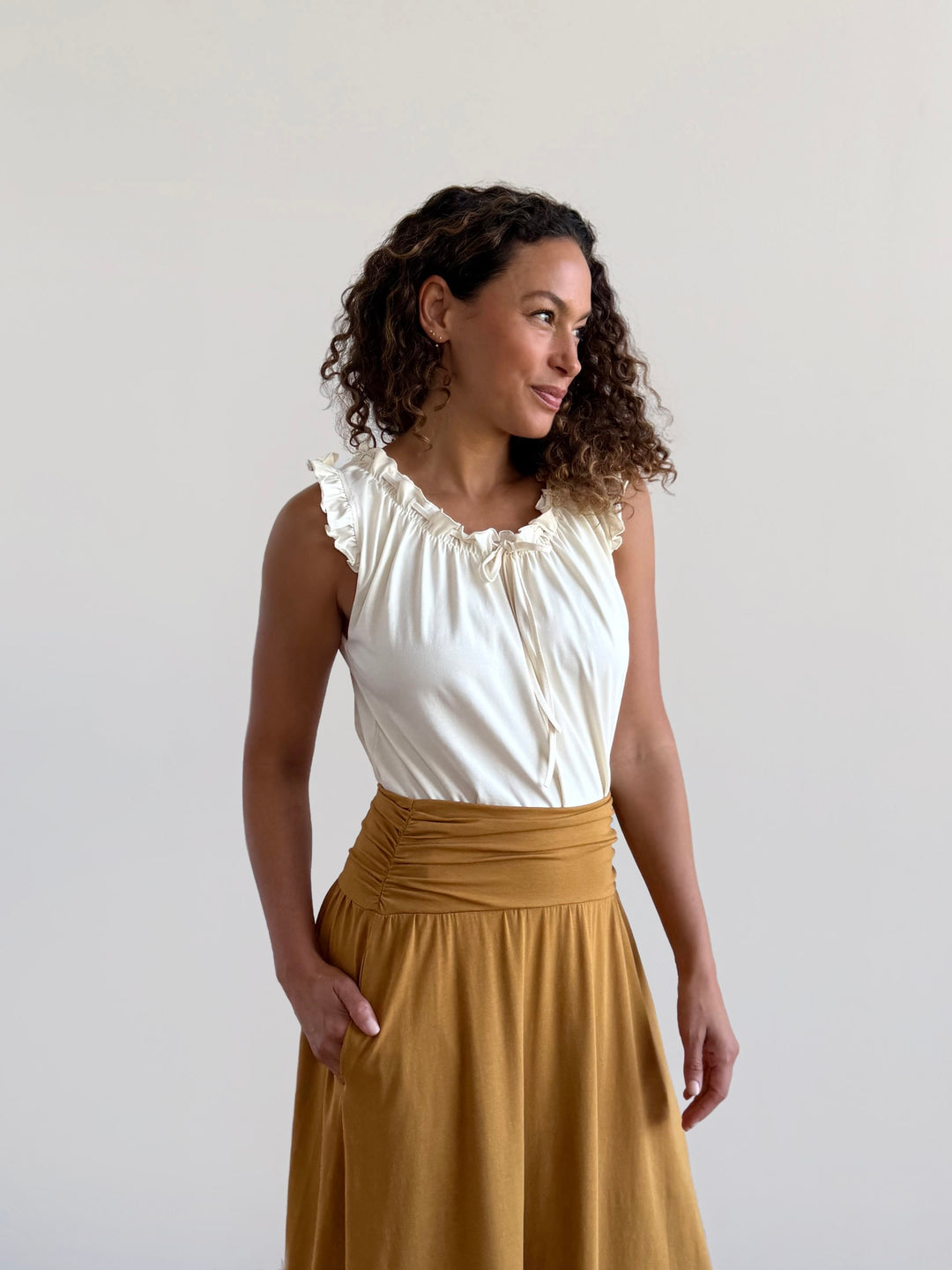 ZOYA skirt in Light Amber