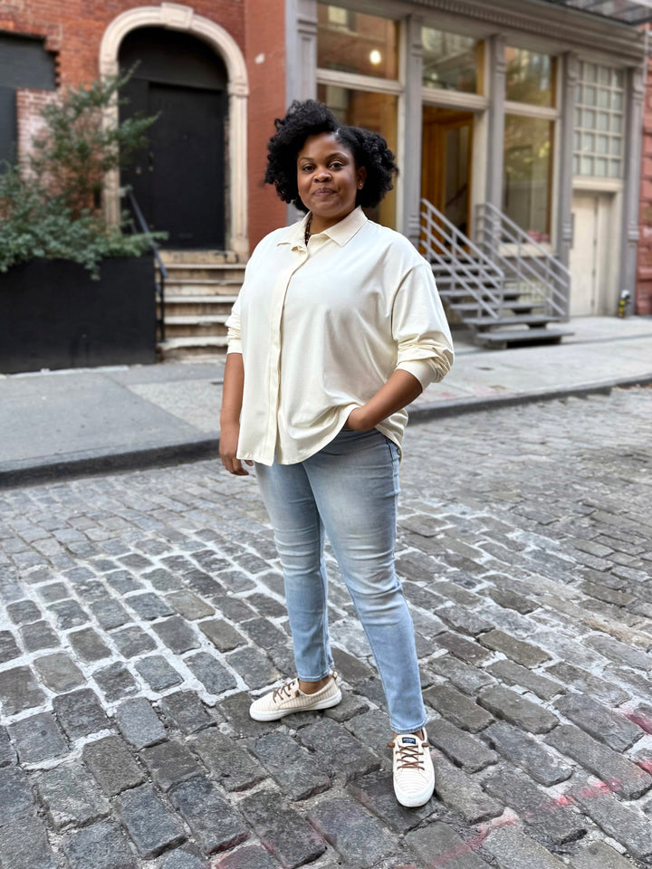 LINDSEY blouse in Chalk