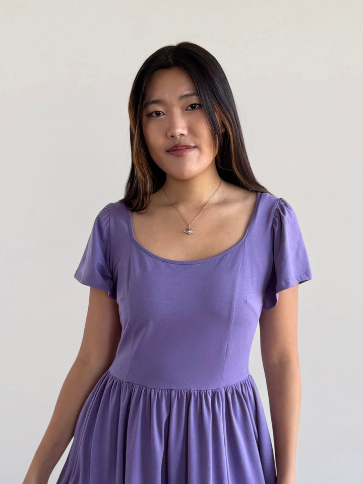 RAZELE dress in Purple Haze
