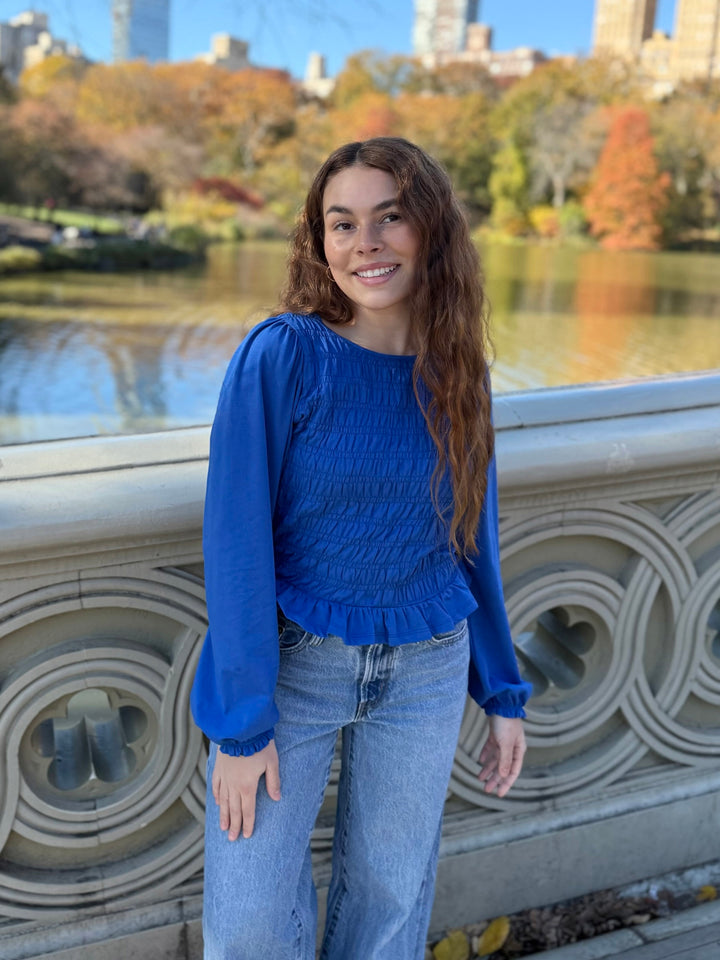 CAECILIA top in Blue Iolite