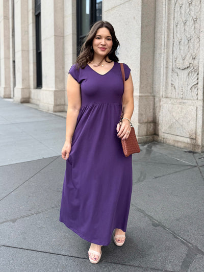 DINAH dress in Midnight Dahlia