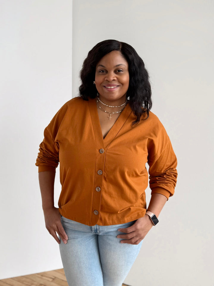 MALLEY cardigan in Spiced Cider