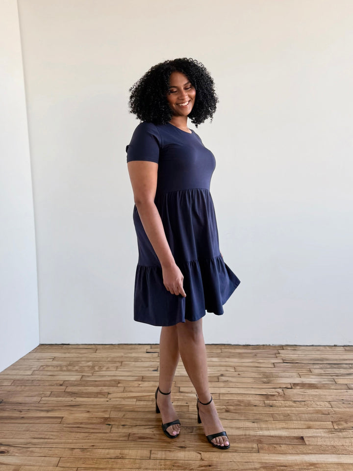 ARIA dress in Navy