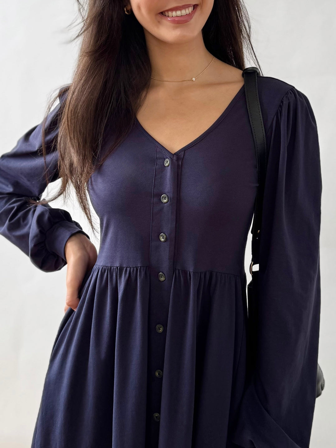 LUCILLE dress in Navy