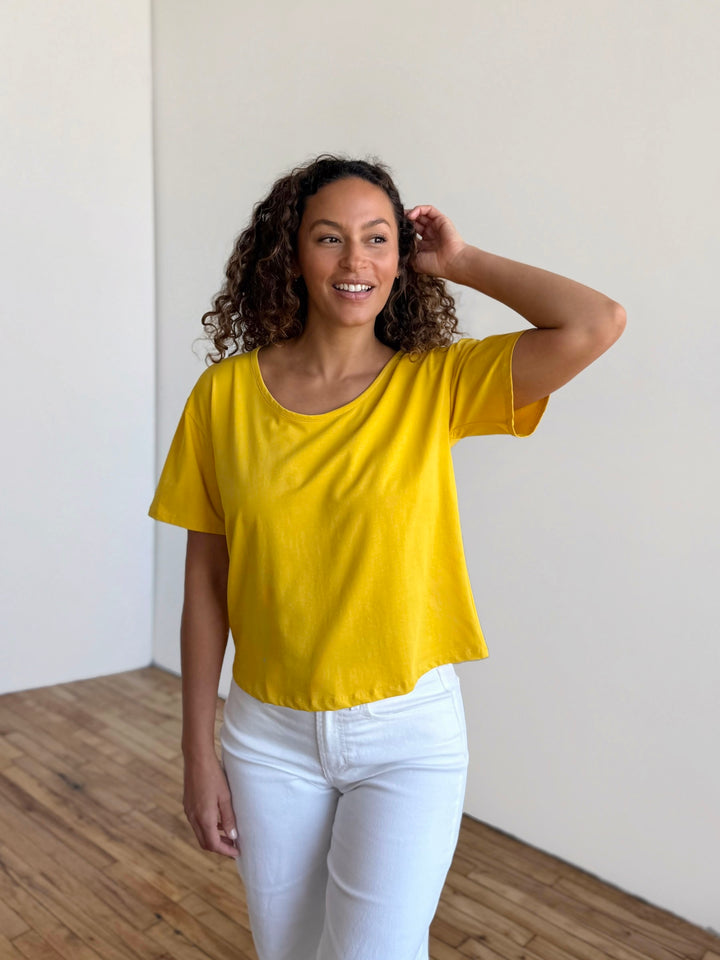 KIM tee in Sunflower