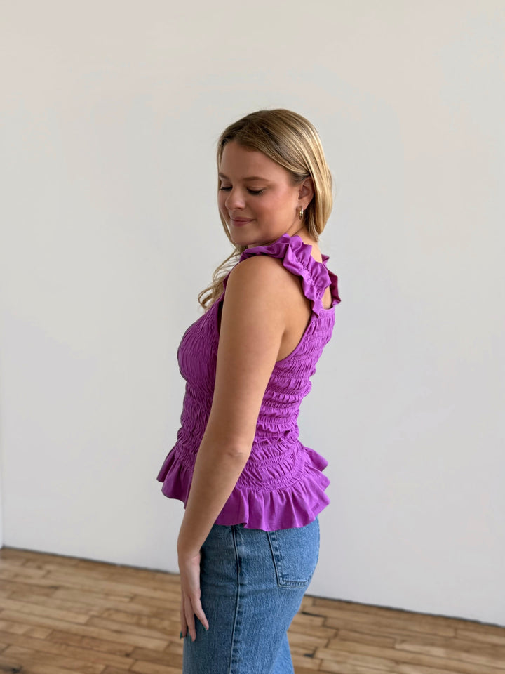 ELOWEN tank in Magenta Bloom