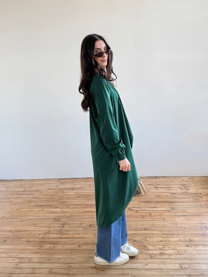 STEFFI duster in Dark Green