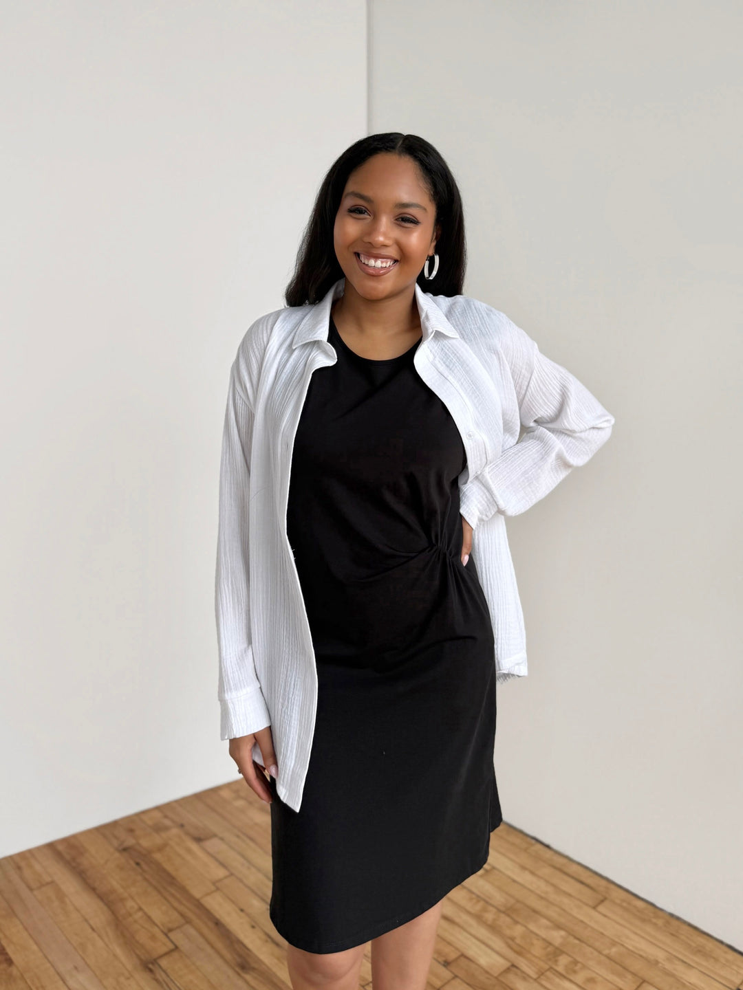 PRADO gauze top in White