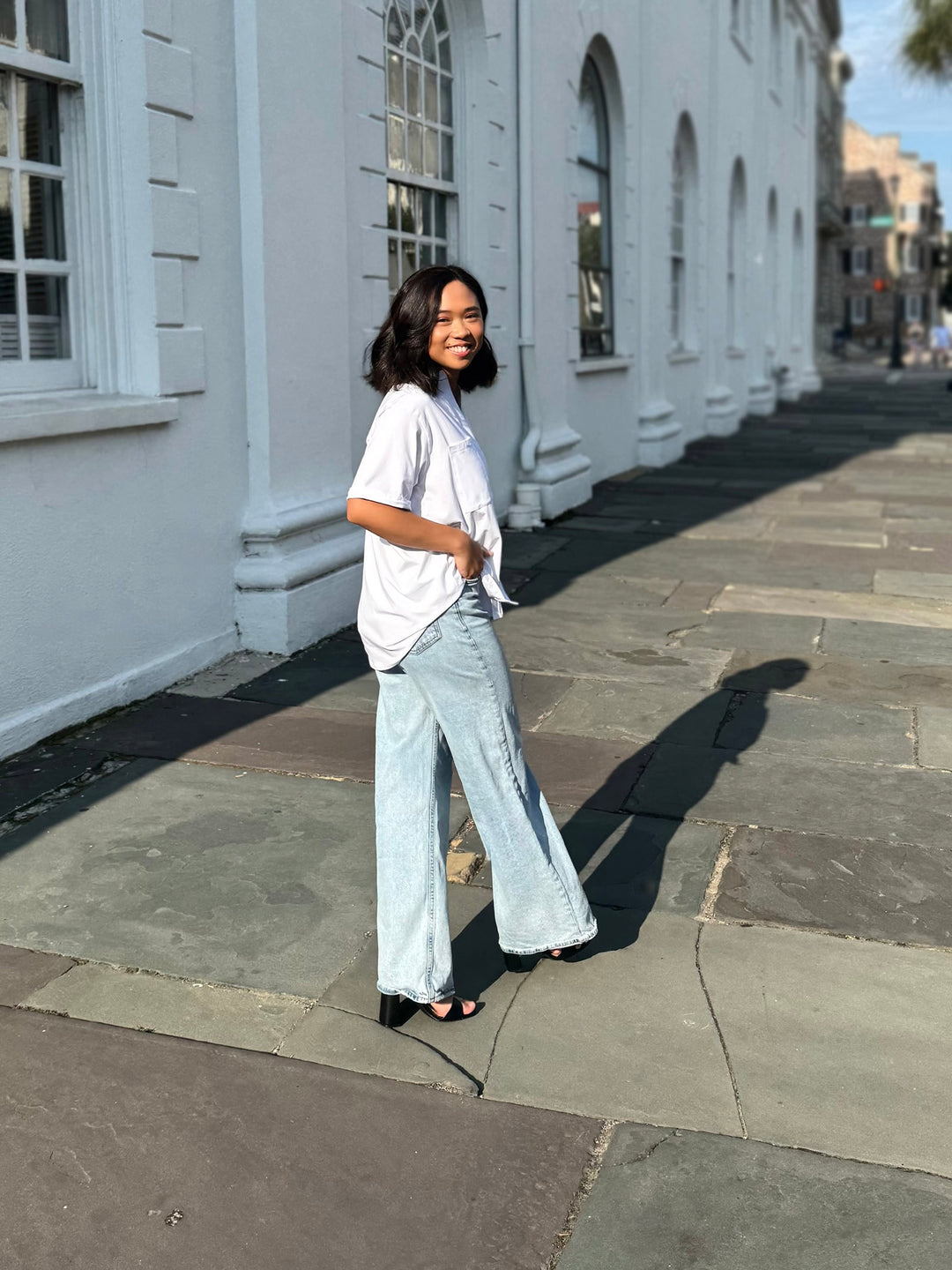 BEVERLY top in White
