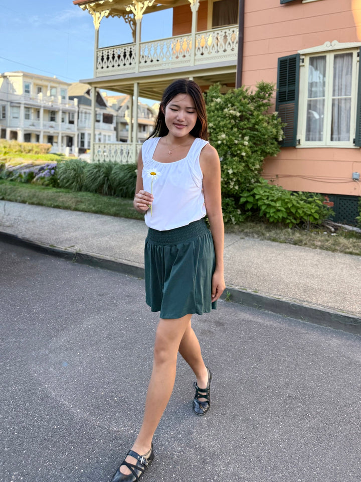 CORINNE skort in Deep Pine
