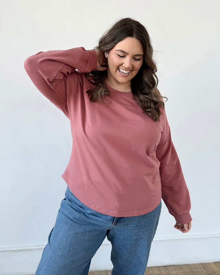 AKARI top in Withered Rose