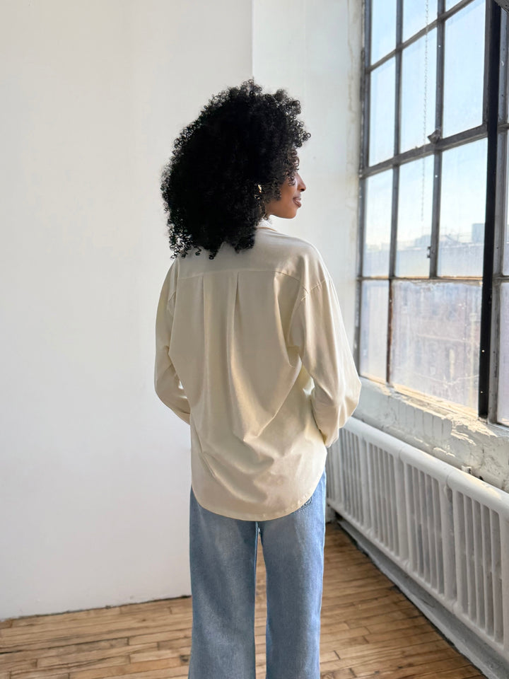 LINDSEY blouse in Chalk