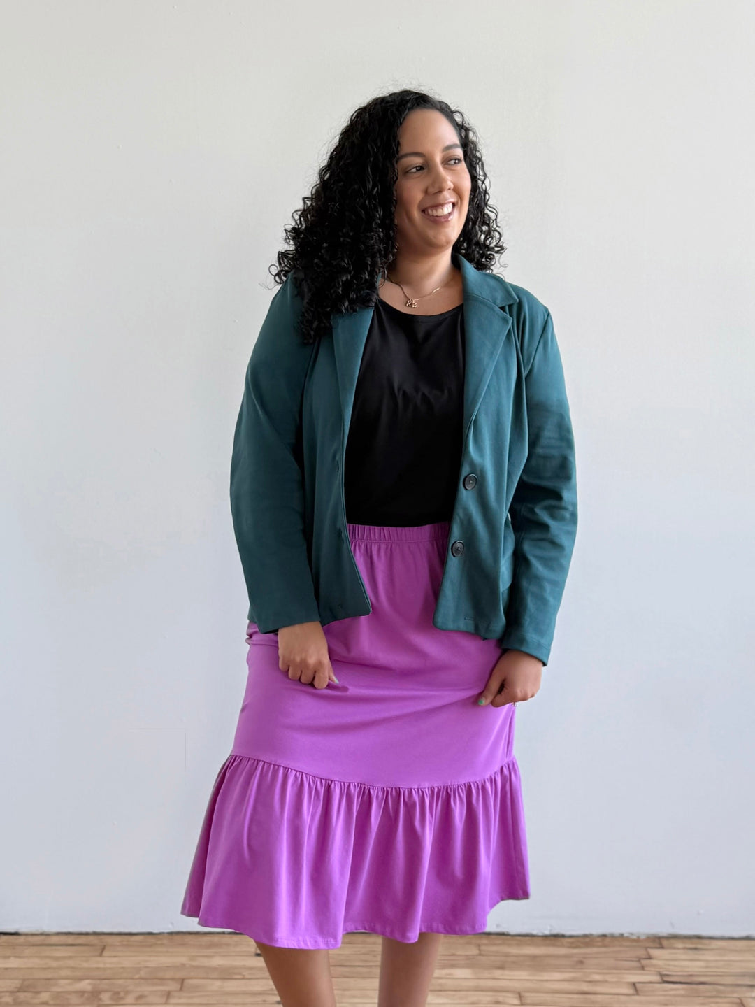 EMILE skirt in Magenta Bloom