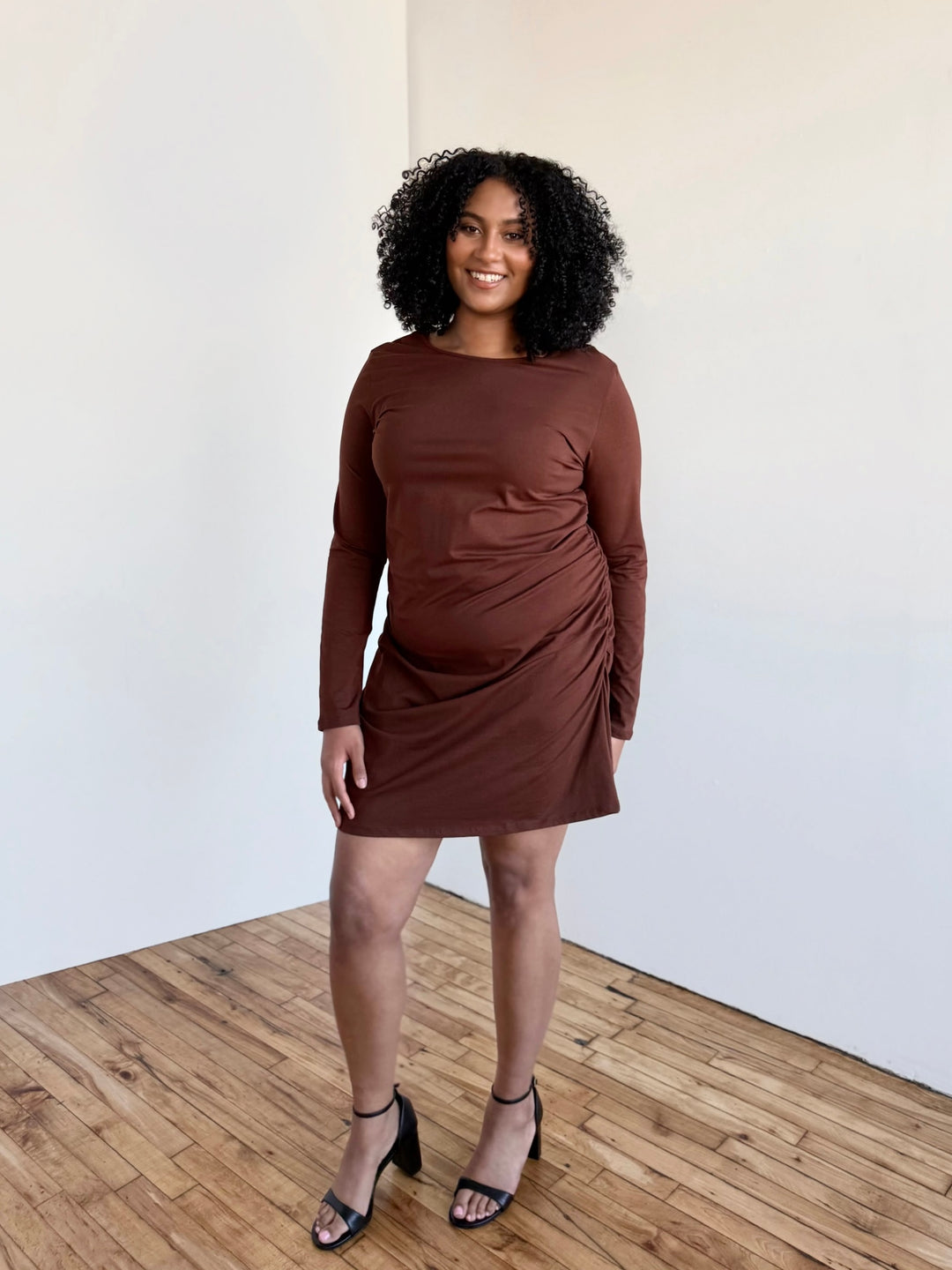 VIENNA dress in Burnt Cedar