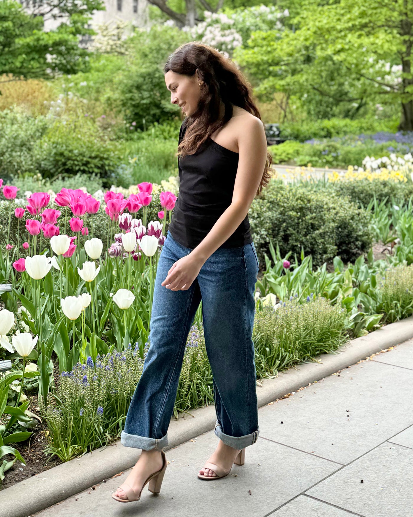 BEGONIA top in Black