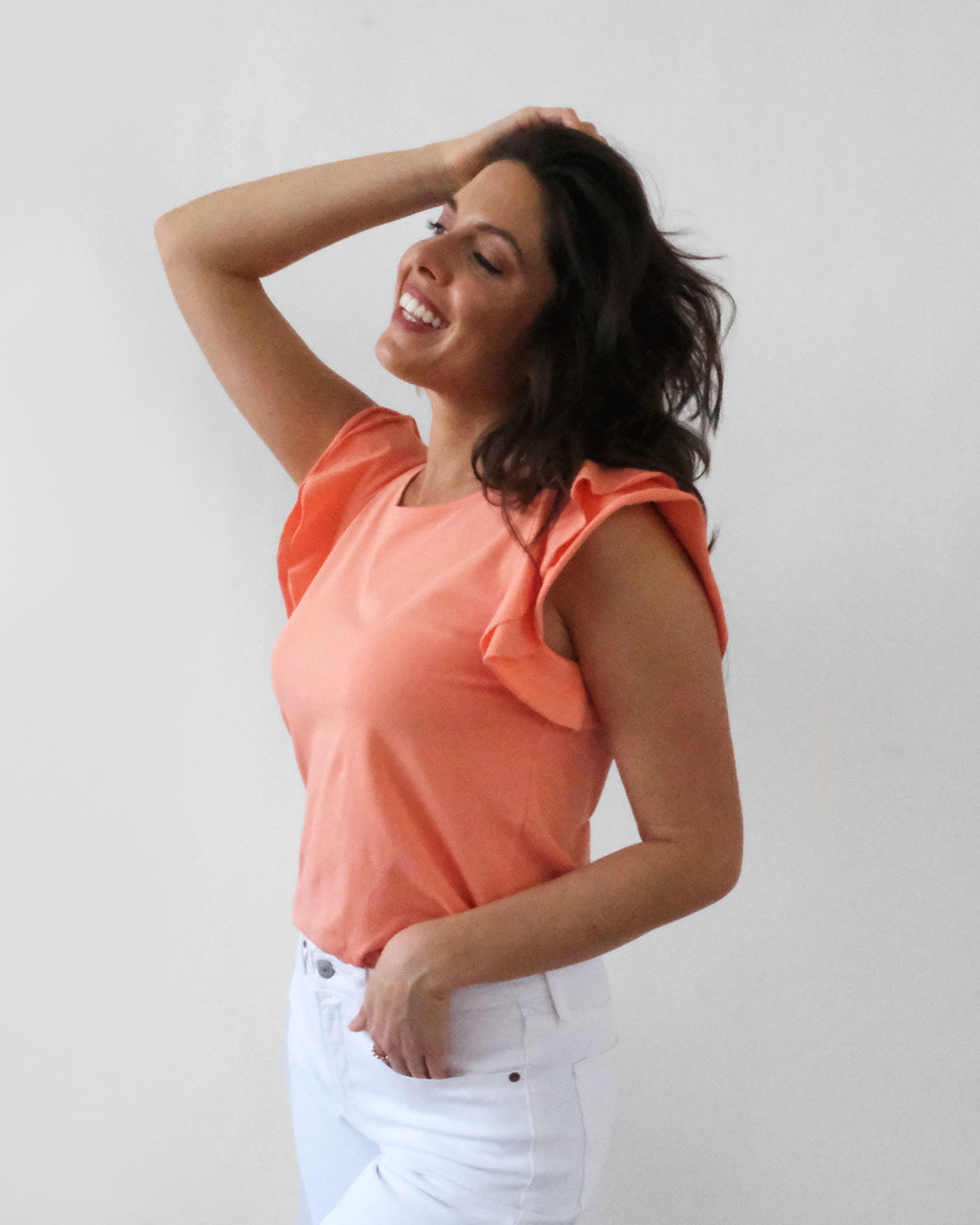 BLUME top in Bright Sunset