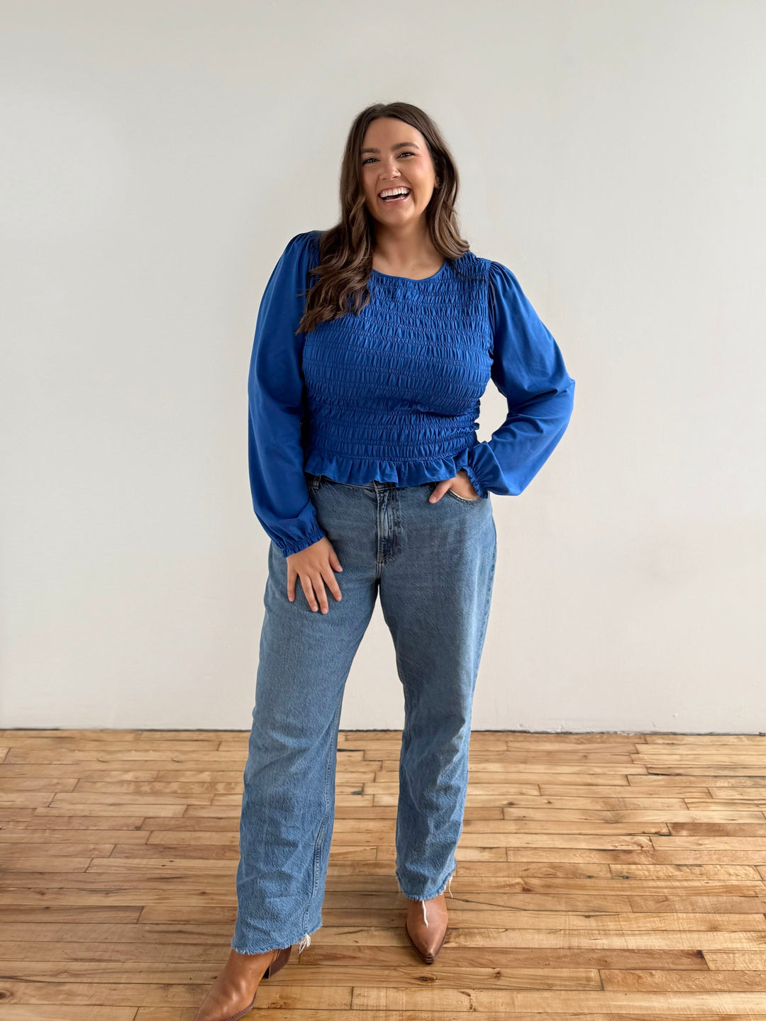 CAECILIA top in Blue Iolite