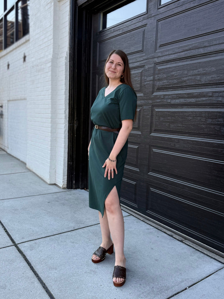 PALOMA dress in Deep Pine
