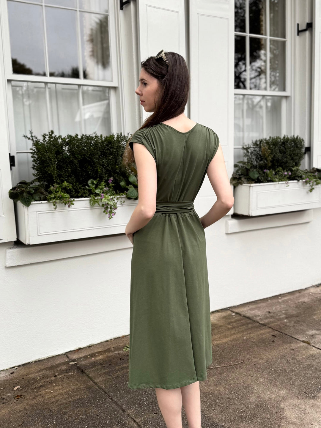 SERAPHINA dress in Meadow Green