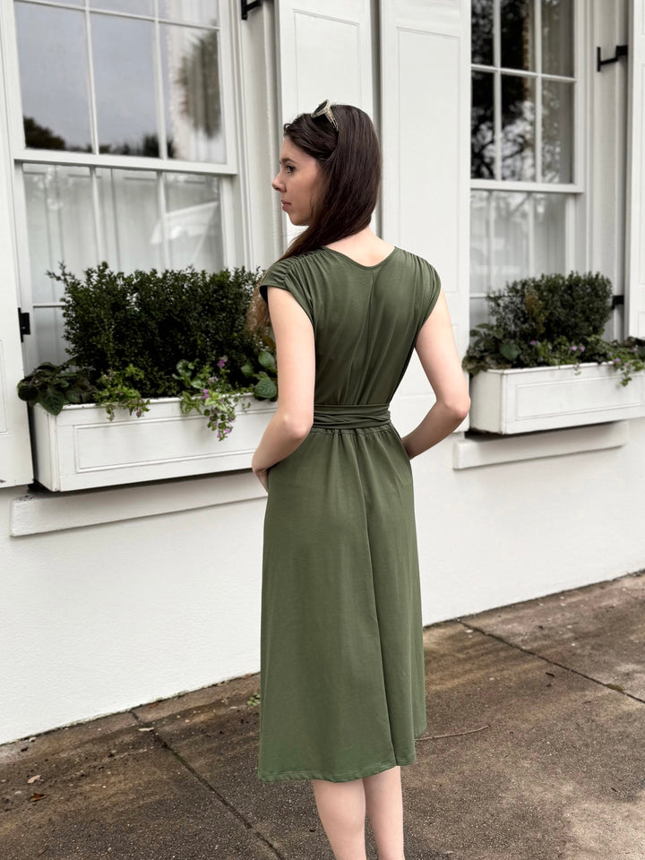 SERAPHINA dress in Meadow Green