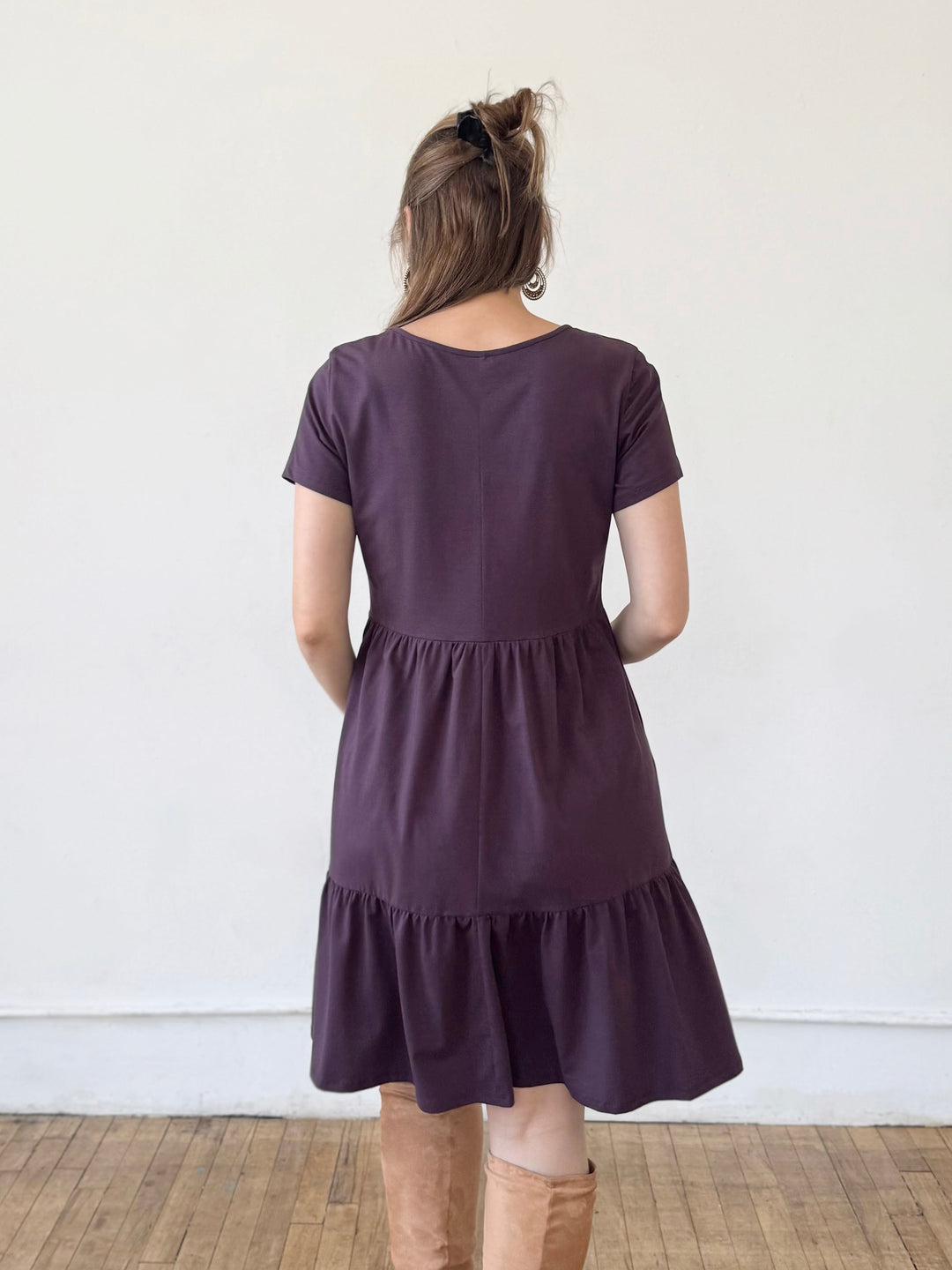 ARIA dress in Plum