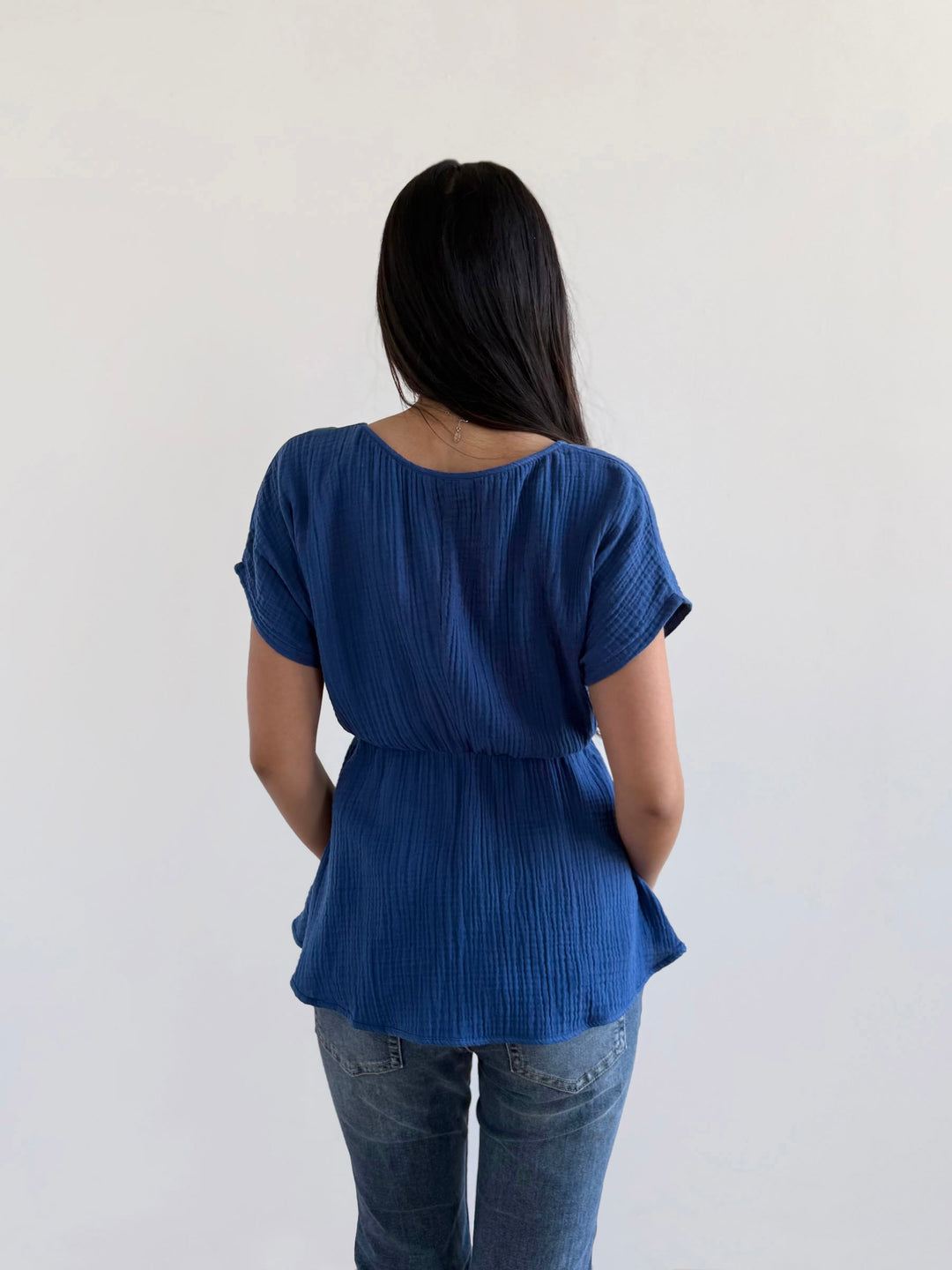 JOVIE top in Bluebird