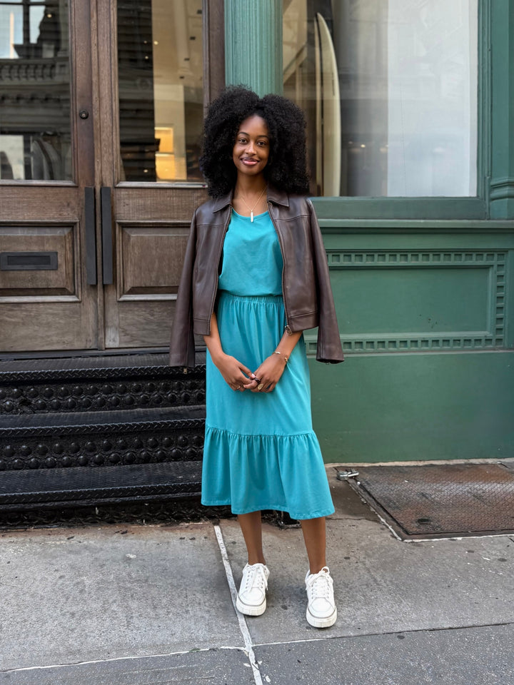 EMILE skirt in Marine Teal