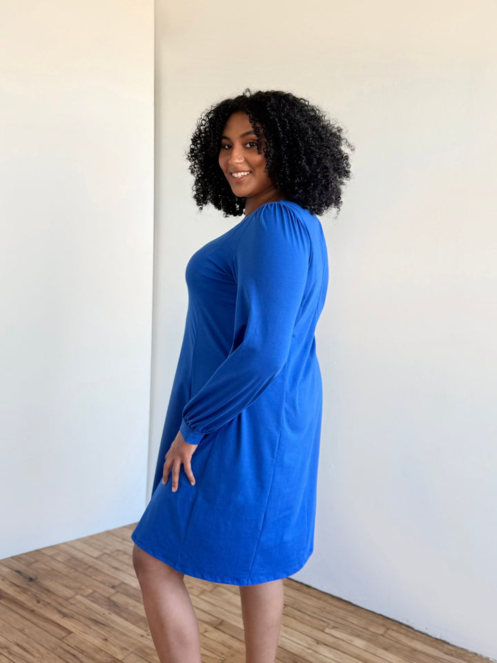 CONSTANCE dress in Blue Iolite